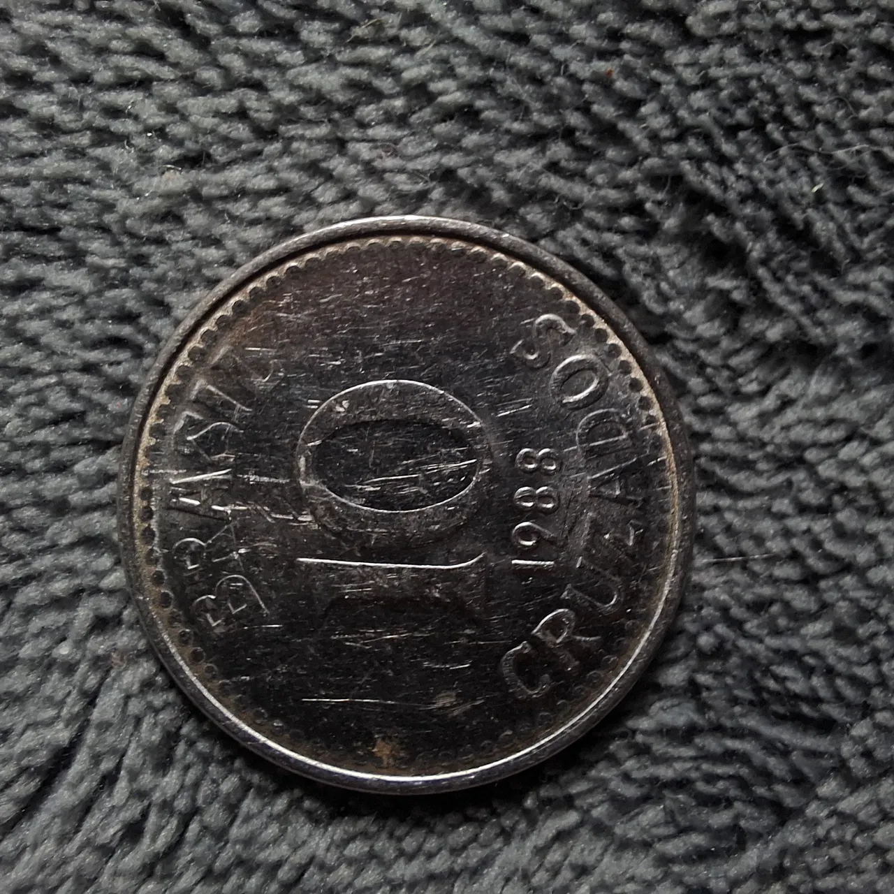 Moeda antiga de 10 Cruzeiros 1988