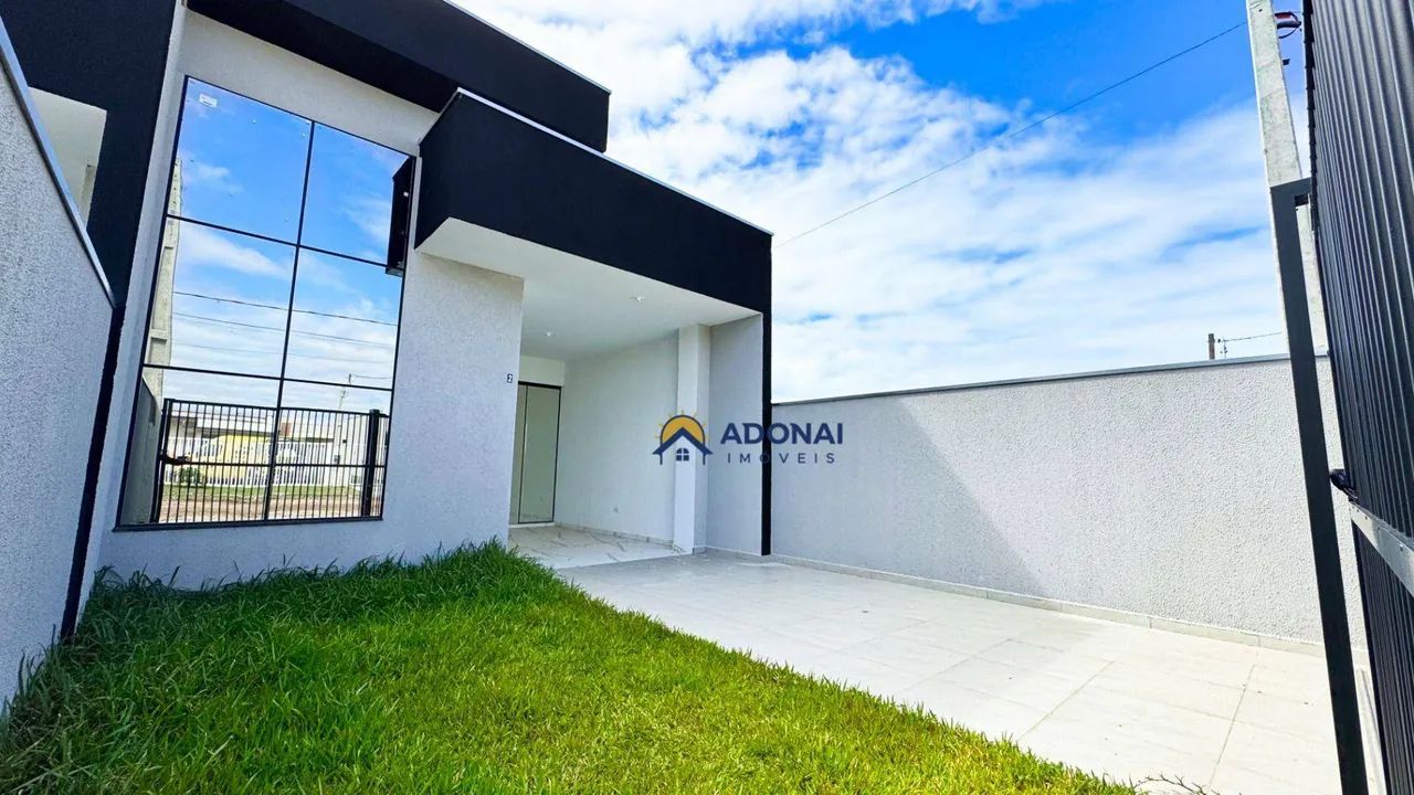 Casa Nova com 3 dormitórios à venda, 103 m² por R$ 490.000 - Eliana - Guaratuba/PR - Foto 2