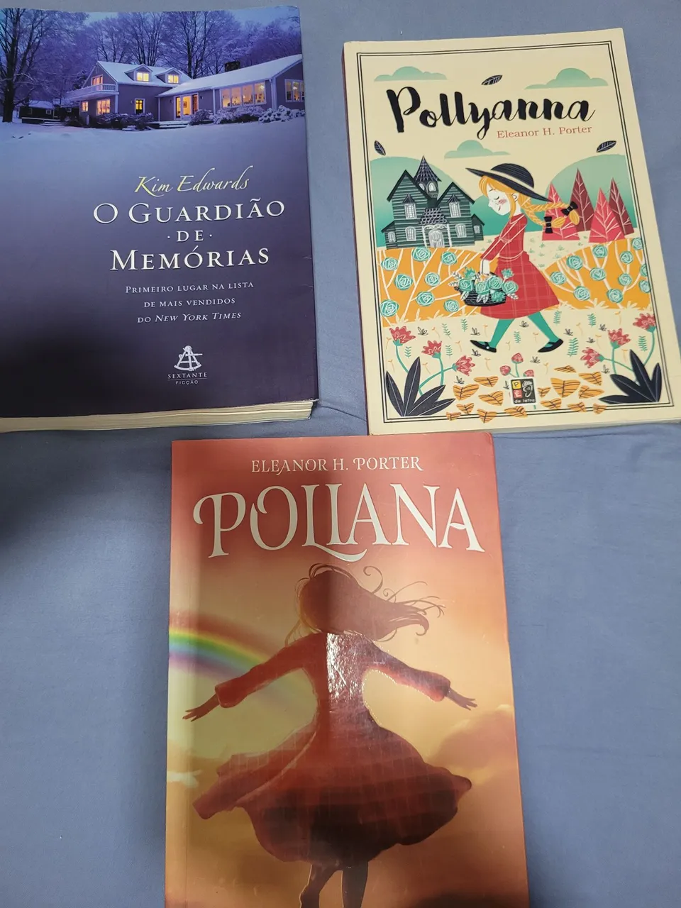 Livros O Guardião de Memórias e Pollyana. Em ótimo estado.