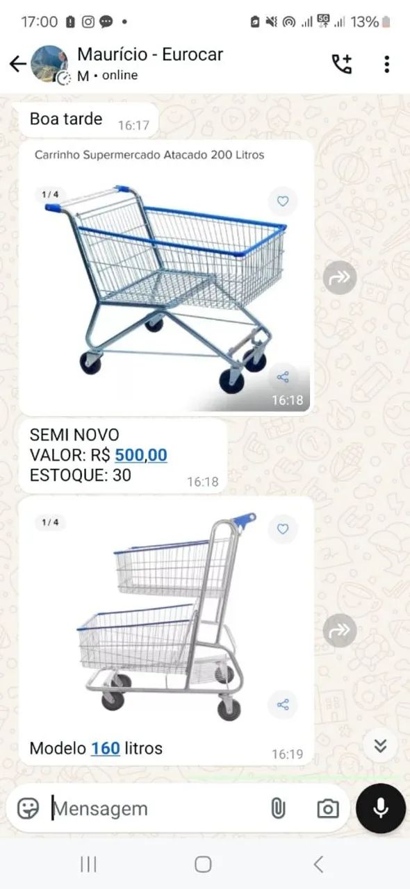 Reforma e venda de carrinhos de compras ! - Foto 2