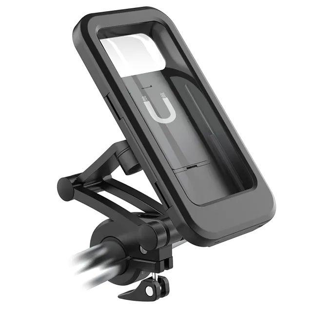 Suporte Celular para Moto e Bicicleta Impermeável IPX6 com Case de Segurança