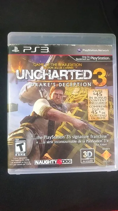 Uncharted 3 e Resident Evil 5 PS3