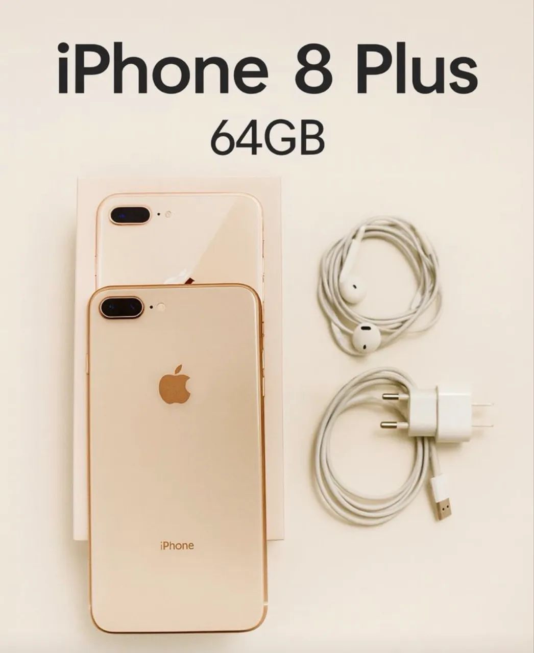 iPhone 8 Plus - Gold - 64 GB - Celulares e Smartphones - Jardim