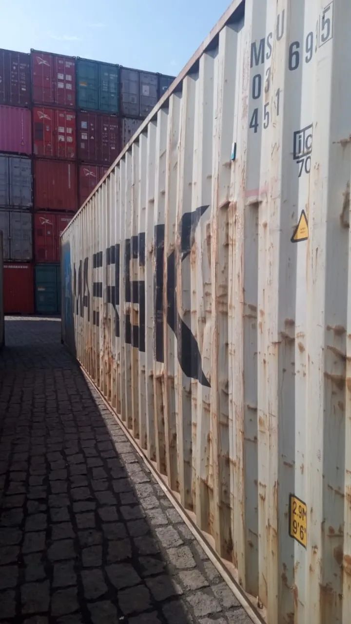 Containers 20 e 40 pés A pronta entrega
