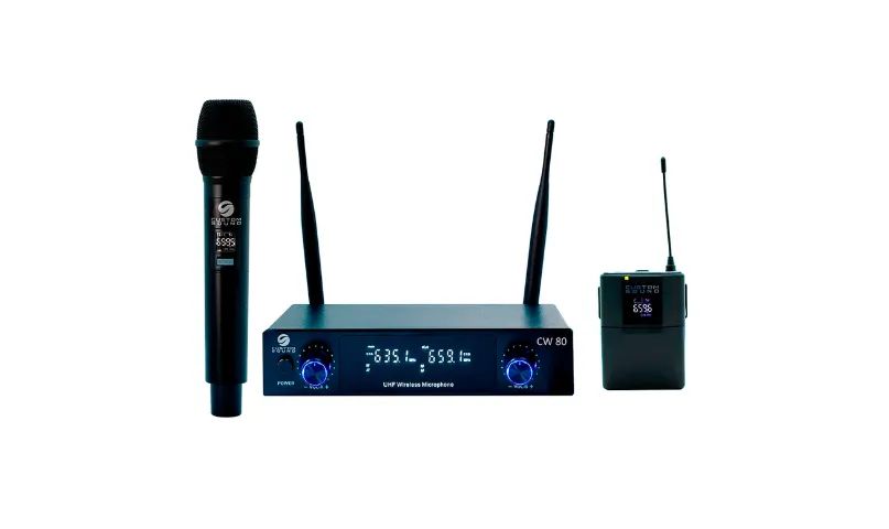 MICROFONE SISTEMA SEM FIO - CW80 - Foto 2