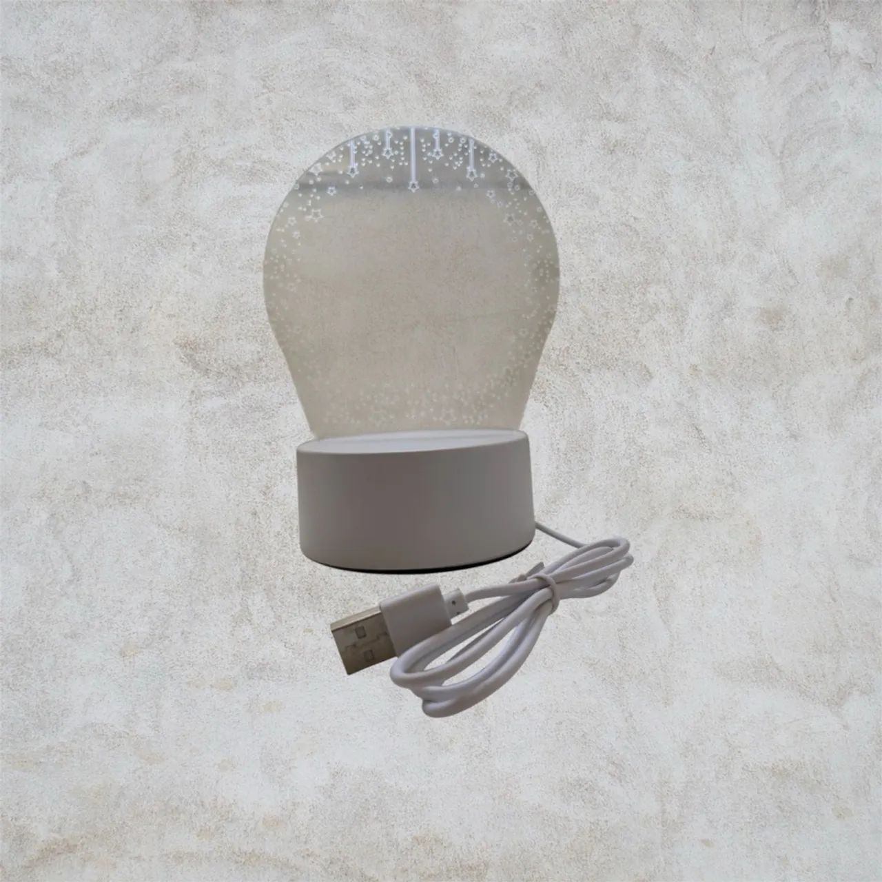 Luminária LED Decorativa de Estrelas - Abajur