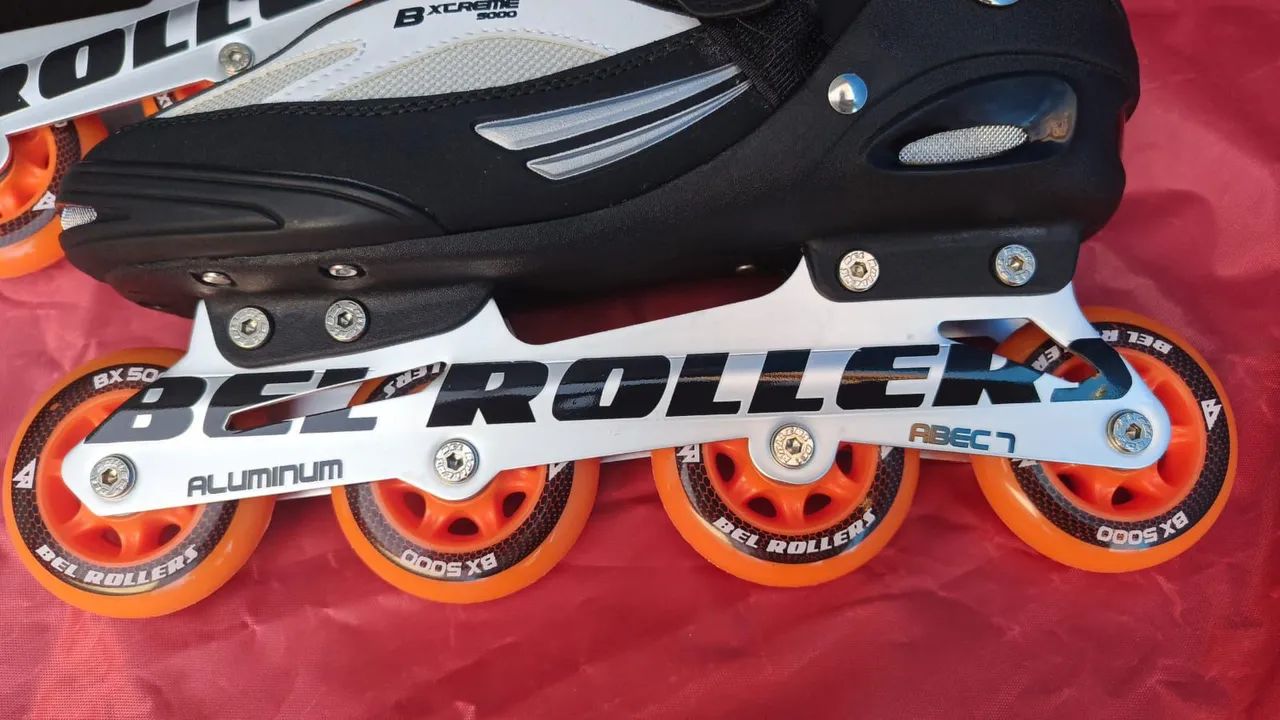 Roller Inline BXtreme 5000 Laranja Bel Novos (PRONTA ENTREGA) - Foto 2