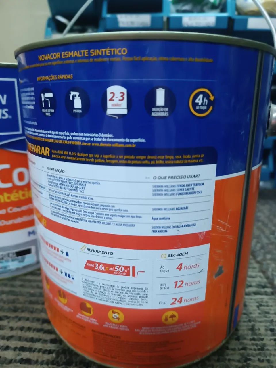 Tinta esmalte Sherwin Williams 3,6 litros  - Foto 3