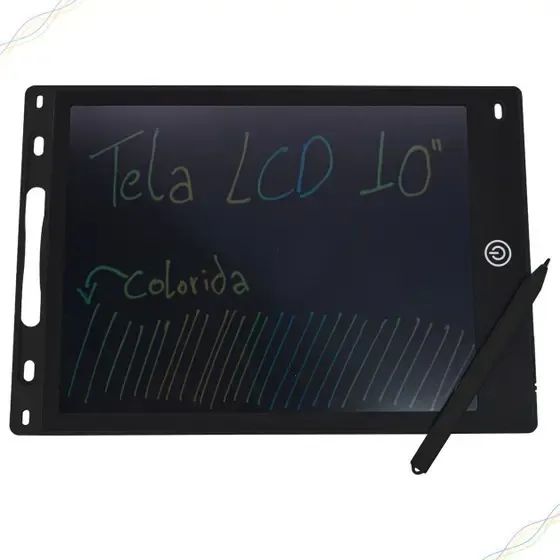 Lousa Magica 10? Polegadas Grande  Infantil Digital Tablet LCD  Com Caneta Re - Foto 2