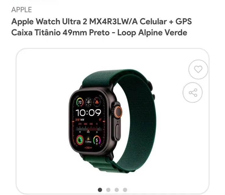 Apple Watch Ultra 2 black 1 ano de garantia Apple