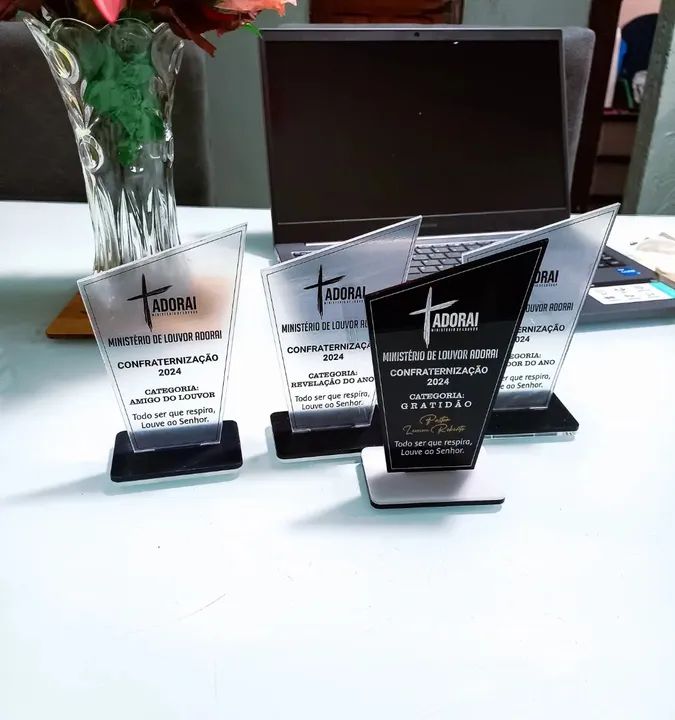 Troféu de Acrílico para Igrejas - Foto 4