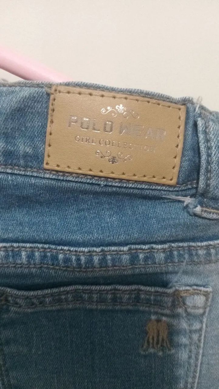 Calça jeans infantil Tam 10 - Foto 3
