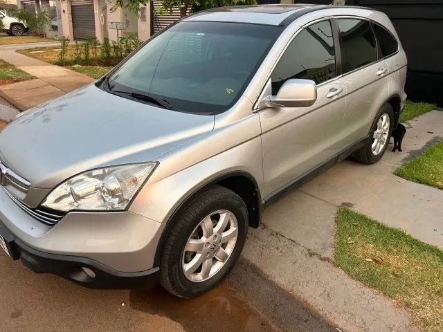 Honda CR-V 2009 Prata Ótimo carro - Foto 4