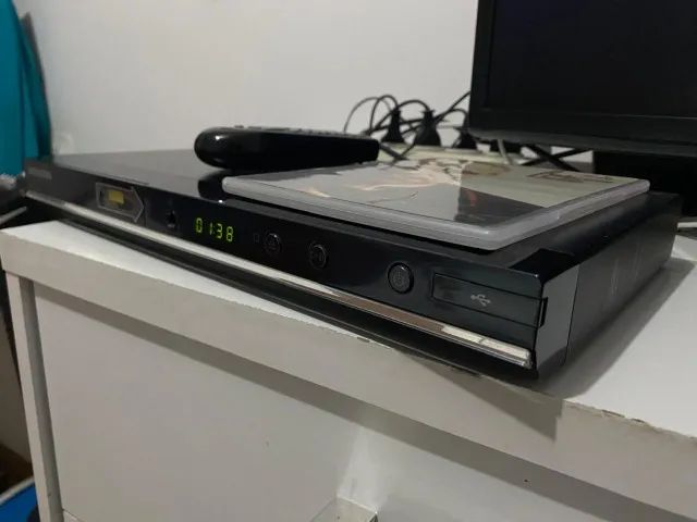 Dvd Player Samsung D530k Com Controle - Foto 3