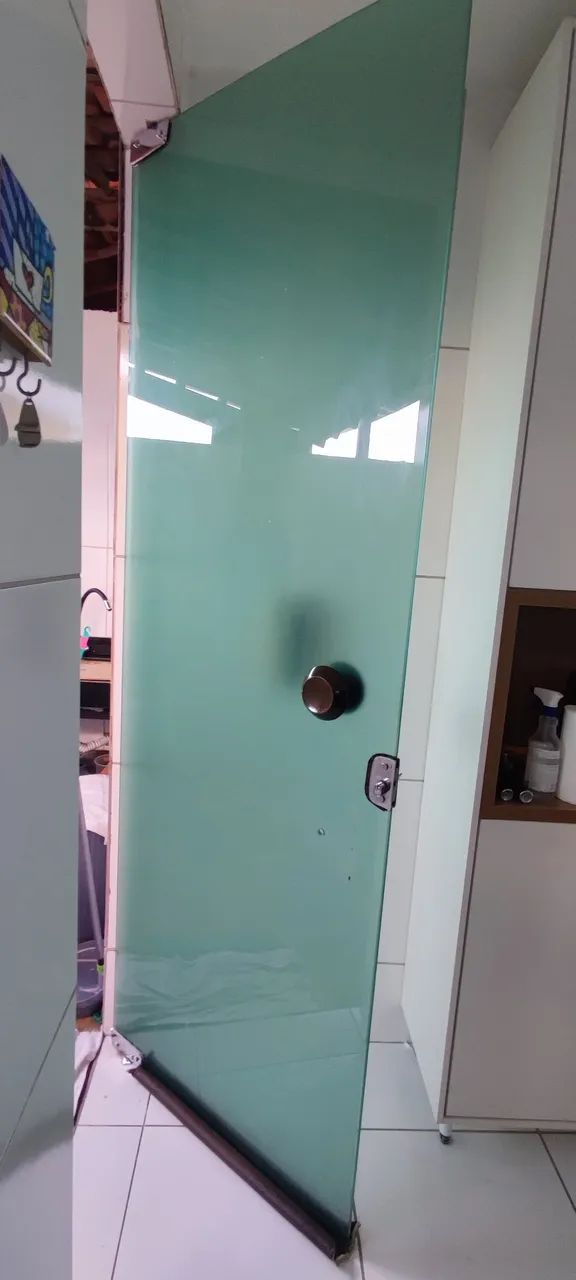 Porta de vidro temperado 
