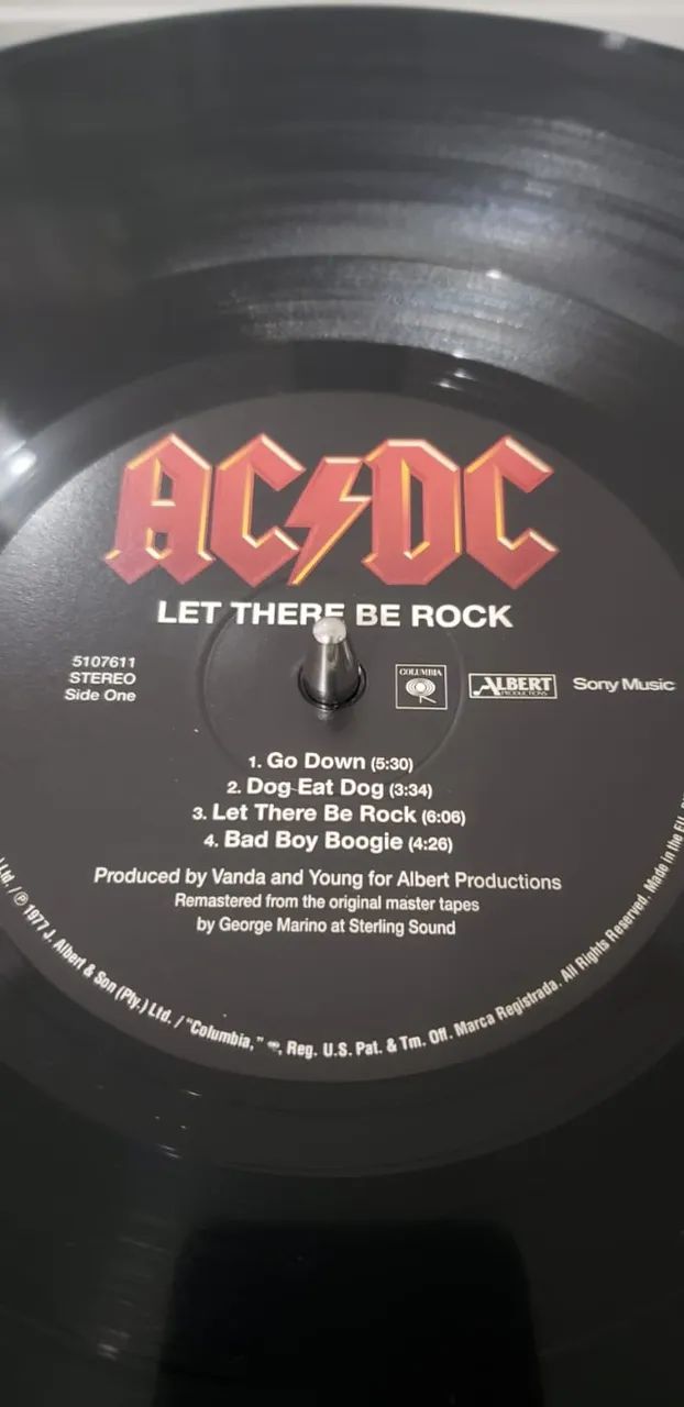 Lp Ac/dc - Let There Be Rock (seminovo) - Foto 5