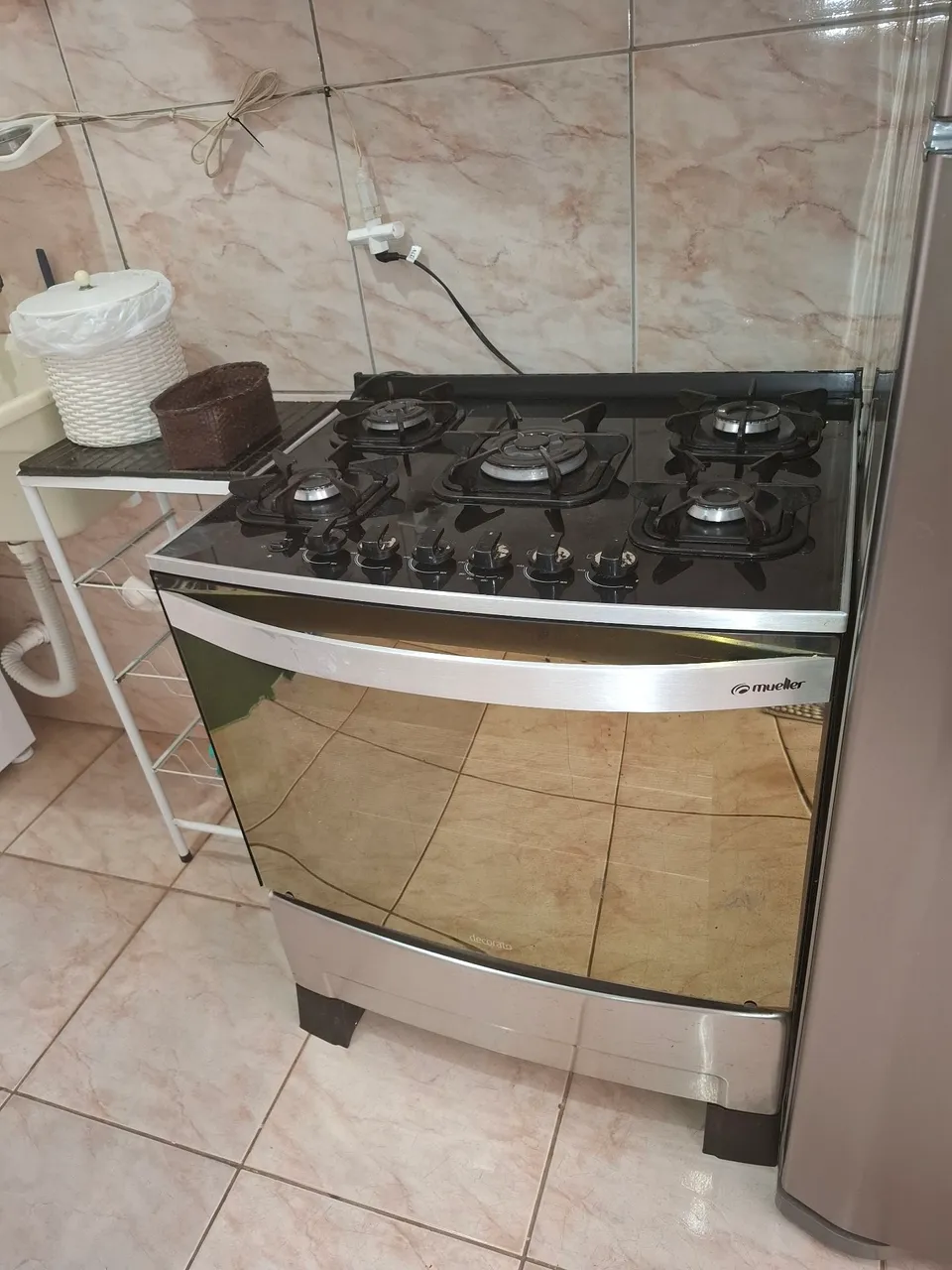 Fogão 5 Bocas Mueller Decorato Vetro - Usado