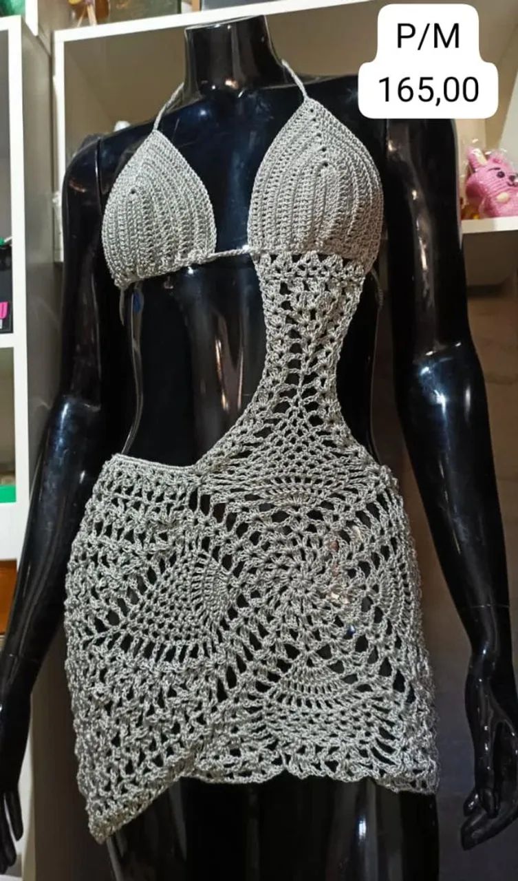 Roupas de crochê 