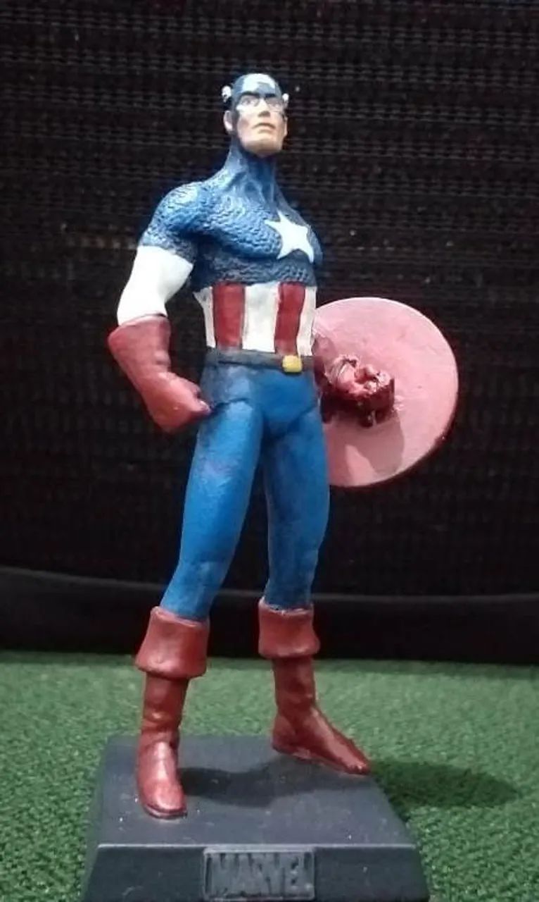 Capitão América - Coleção de Miniaturas Marvel Eaglemoss n. 9 - Foto 3