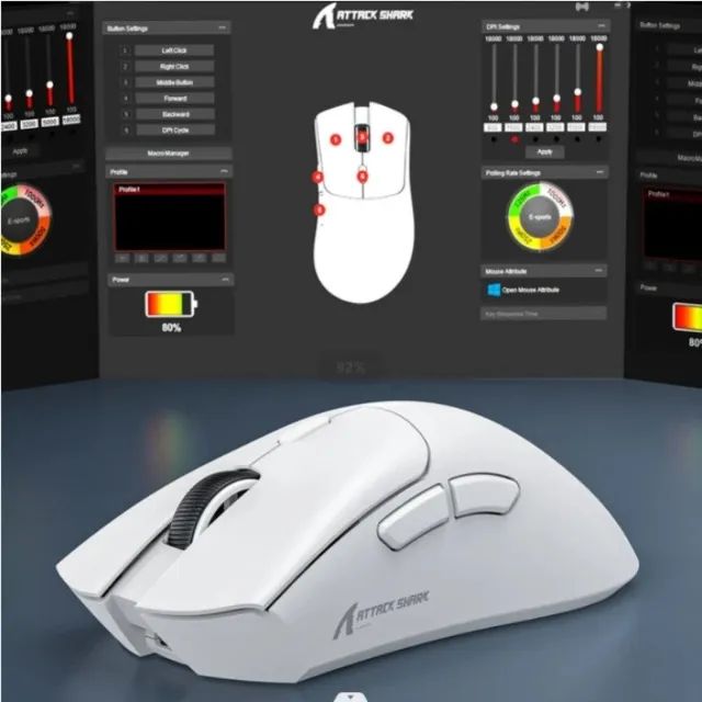 Mouse Gamer Attack Shark R1 - Foto 3