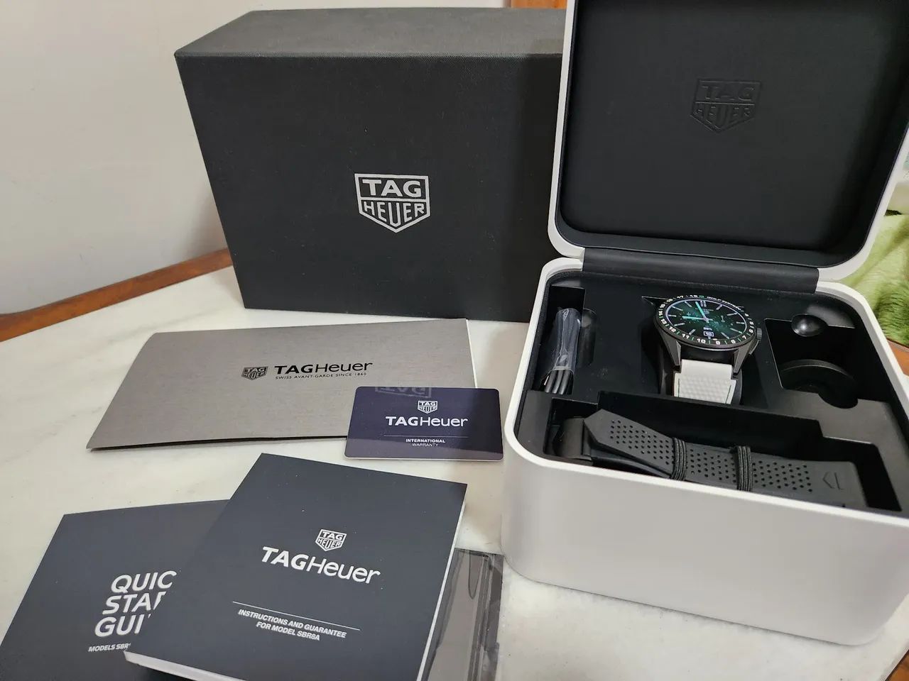 TAG Heuer Connected E4 GOLF EDITION ZERADO COM NF. MANAUL, ACESSÓRIOS E CAIXA. CERTIFICADO - Foto 4