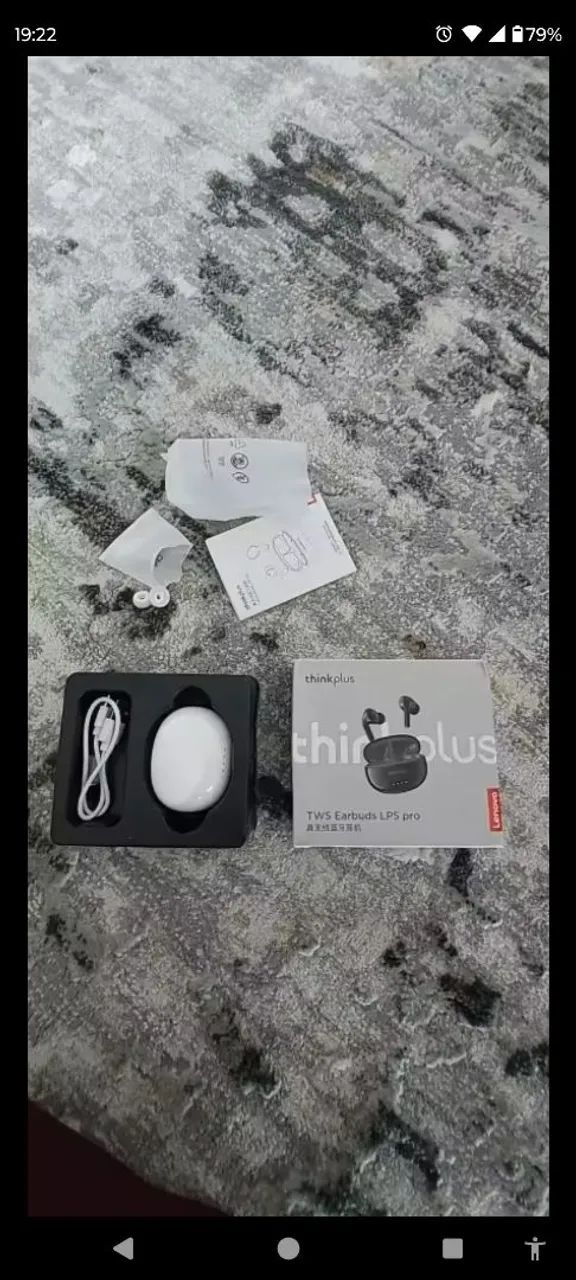 Fone bluetooth Lenovo/ Prata - Foto 3