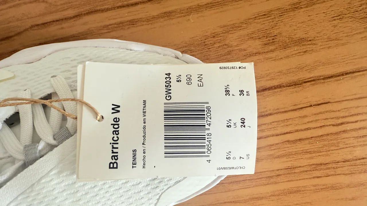 gwd エラー Adidas - Barricade W (nunca usado) - Calçados - Itapuã, Vila Velha