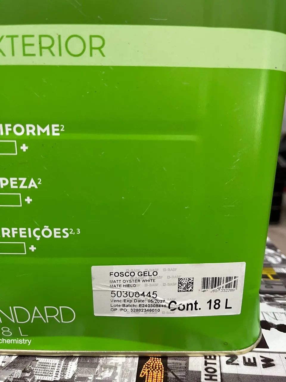 Tinta Fosco Gelo 18L - suvinil 