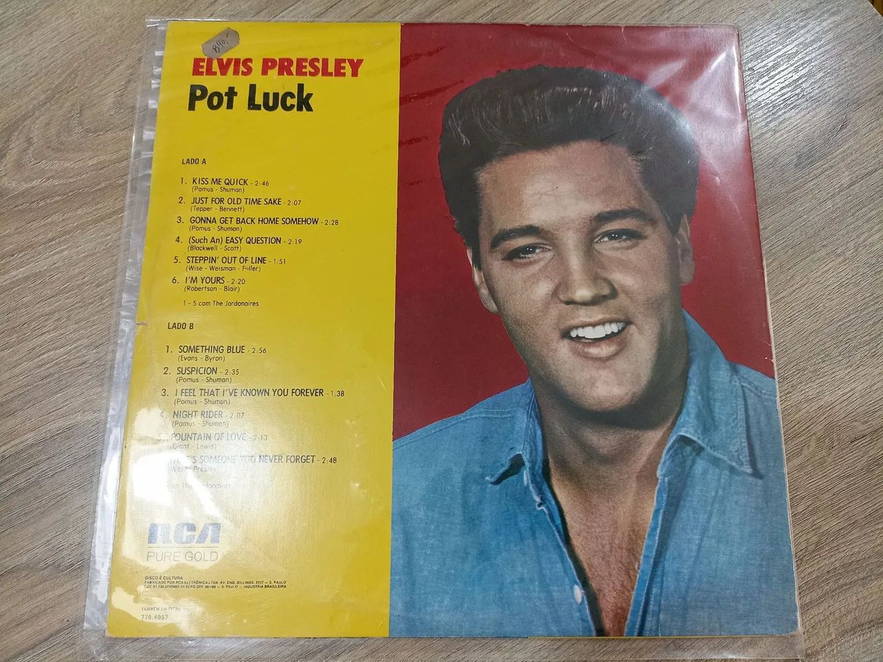 LP vinil Elvis Presley - Pot Luck (1962) - Foto 2