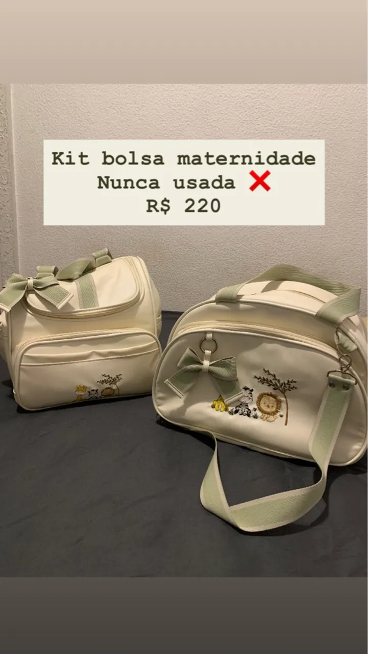Kit Bolsa Maternidade - Nunca Usada