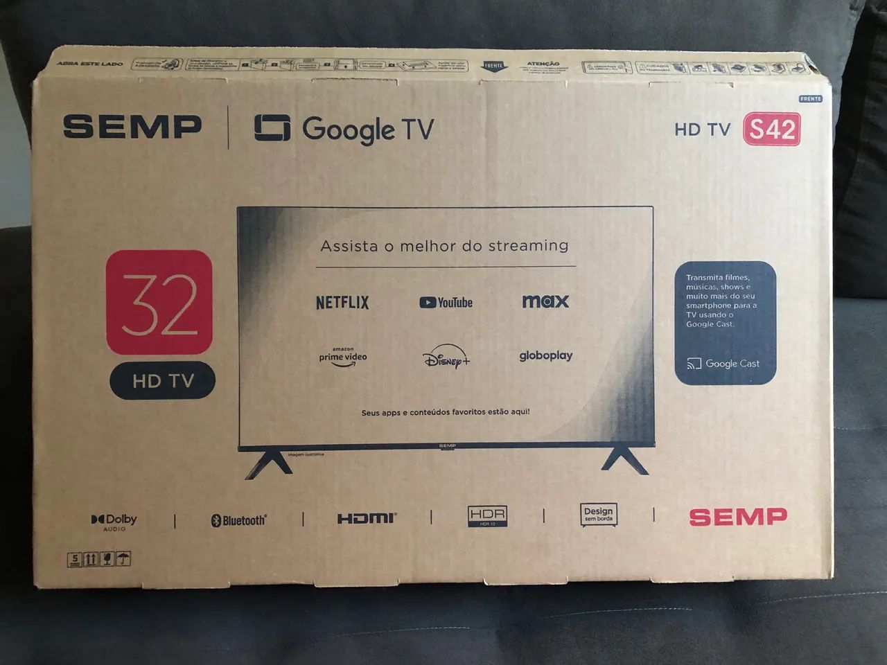 Tv  semp 32. Pol na caixa - Foto 5