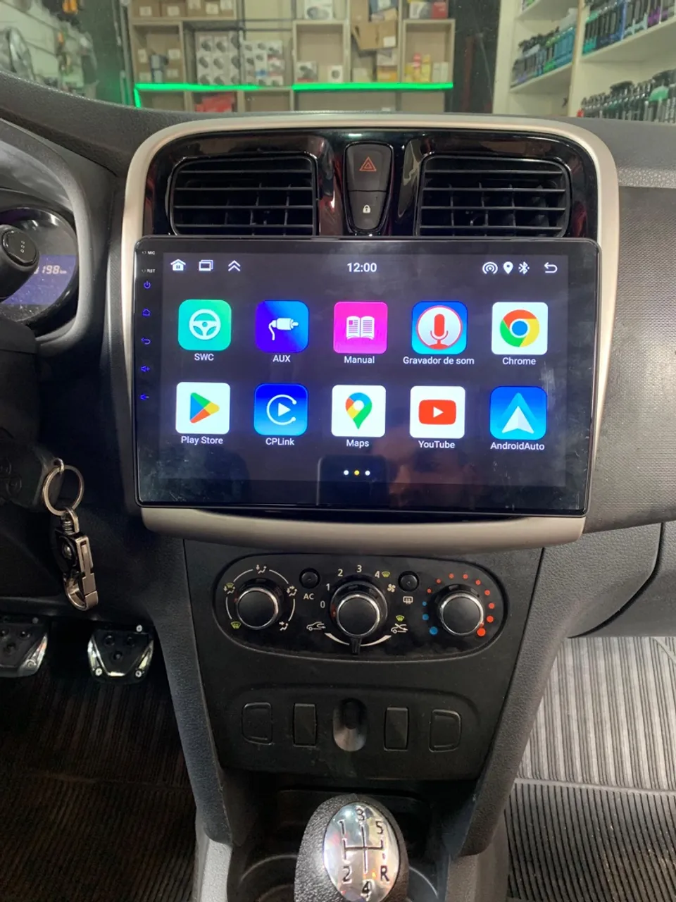 Central Multimídia Android para Carro - Nova