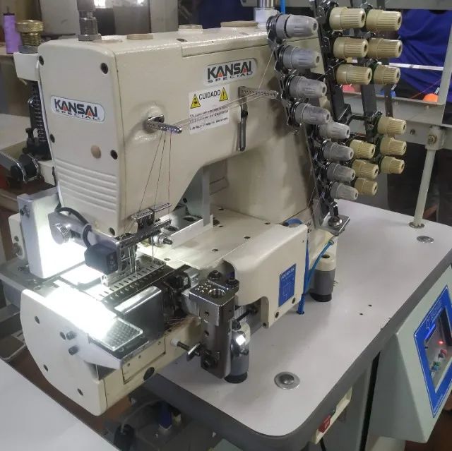 Maquina de Cos Eletrônico Socio Tec 12 Agulhas Revisada - Foto 5