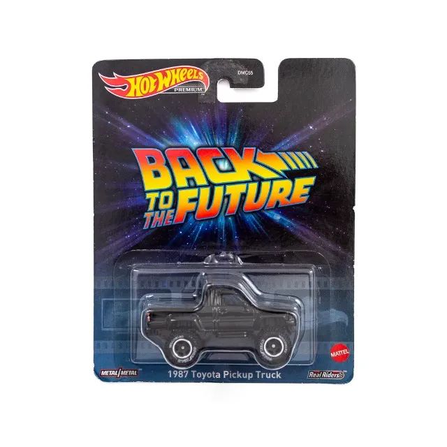HOT WHEELS PREMIUM REAL RIDERS - 1987 TOYOTA PICK UP TRUCK-BACK TO THE FUTURE
