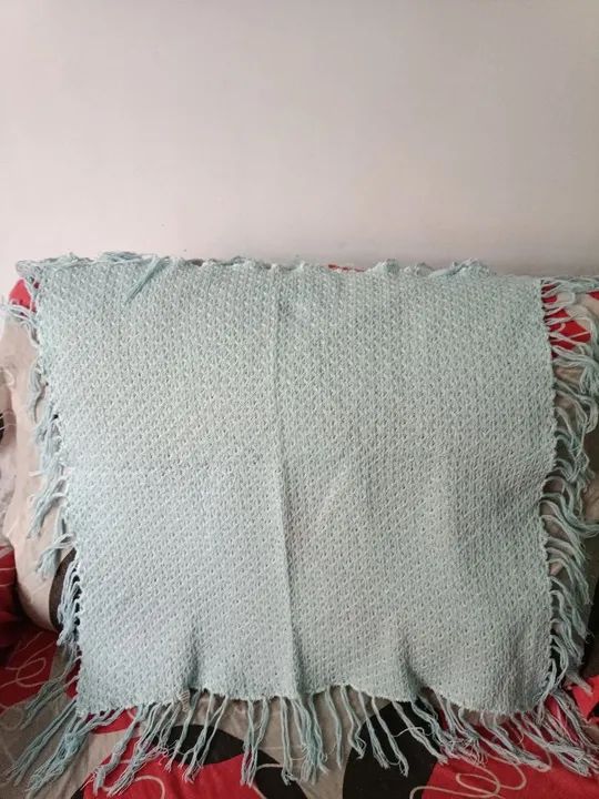 Manta de bebê em crochê - Foto 3