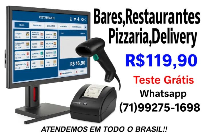 Sistema PDV para Restaurante, Bar, Pizzaria e Delivery