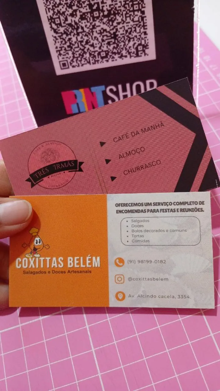 Cartão de Visita Personalizados - couchê 300g