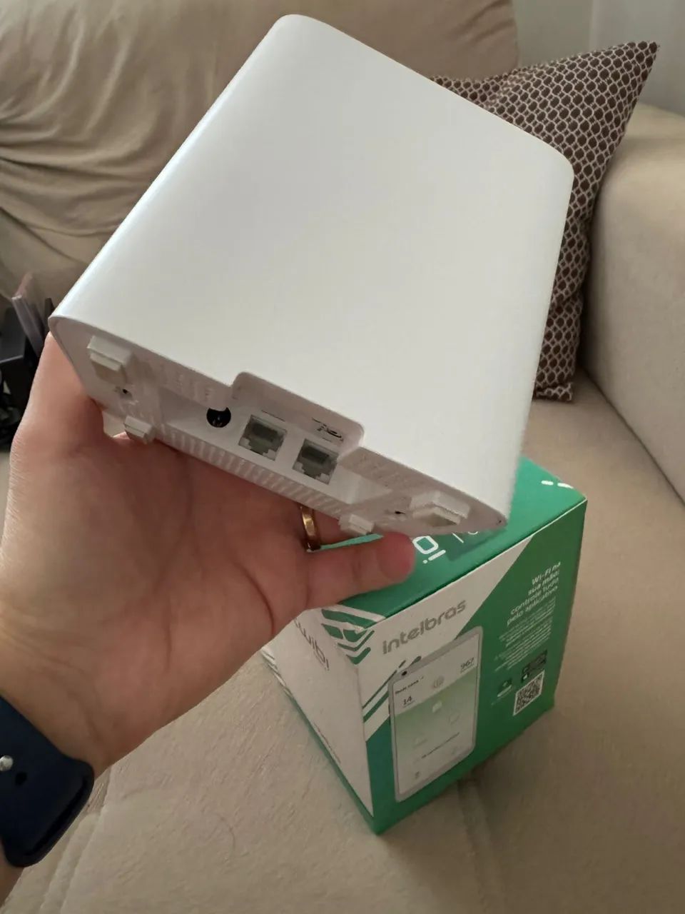 Roteador Mesh Intelbras Twibi Giga+ somente 1 unidade  - Foto 2