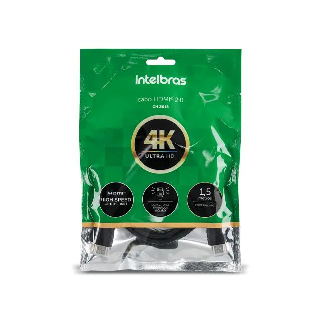 Cabo HDMI Intelbras 2.0 4K 1.5M CH2015 - WZetta - Foto 3