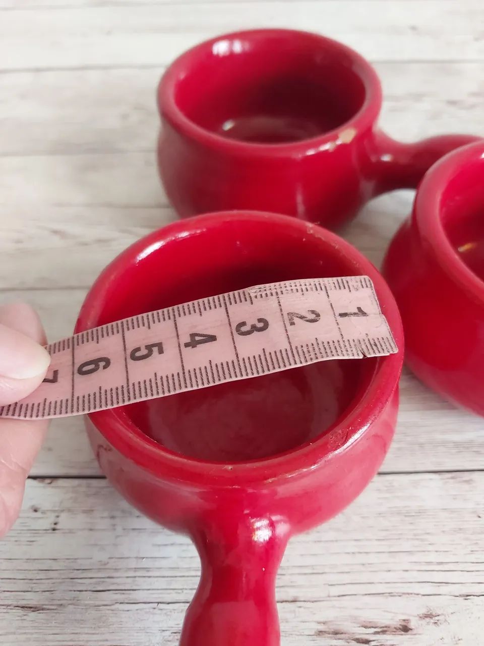 Mini Molheiras de Cerâmica (120g) - Usadas em Ótimo Estado! - Foto 4