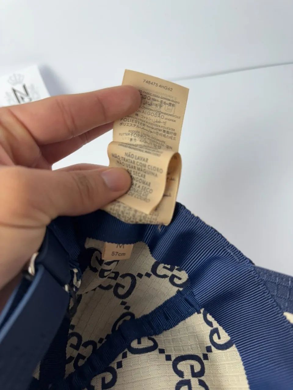 Boné Gucci Jacquard GG Supreme - Foto 4