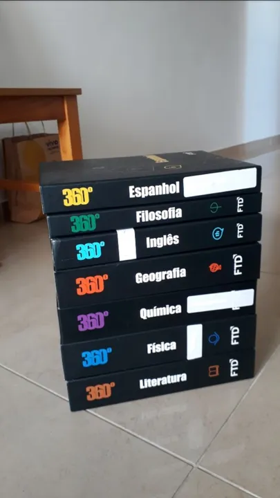 Livros 360° - Espanhol, Inglês, Geografia, Química, Literatura