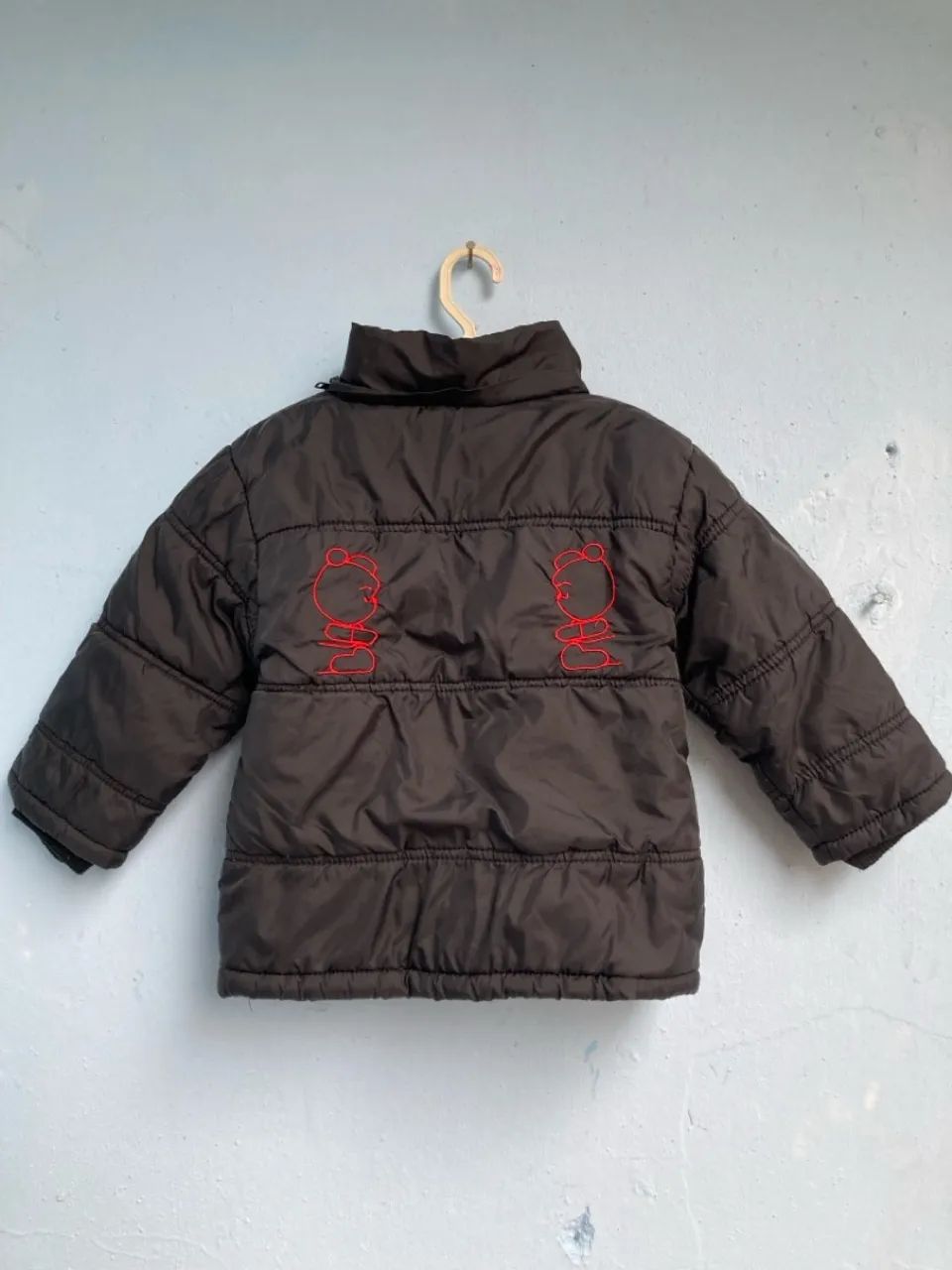 Jaqueta Puffer Infantil Preto, Tam 4 - Foto 6