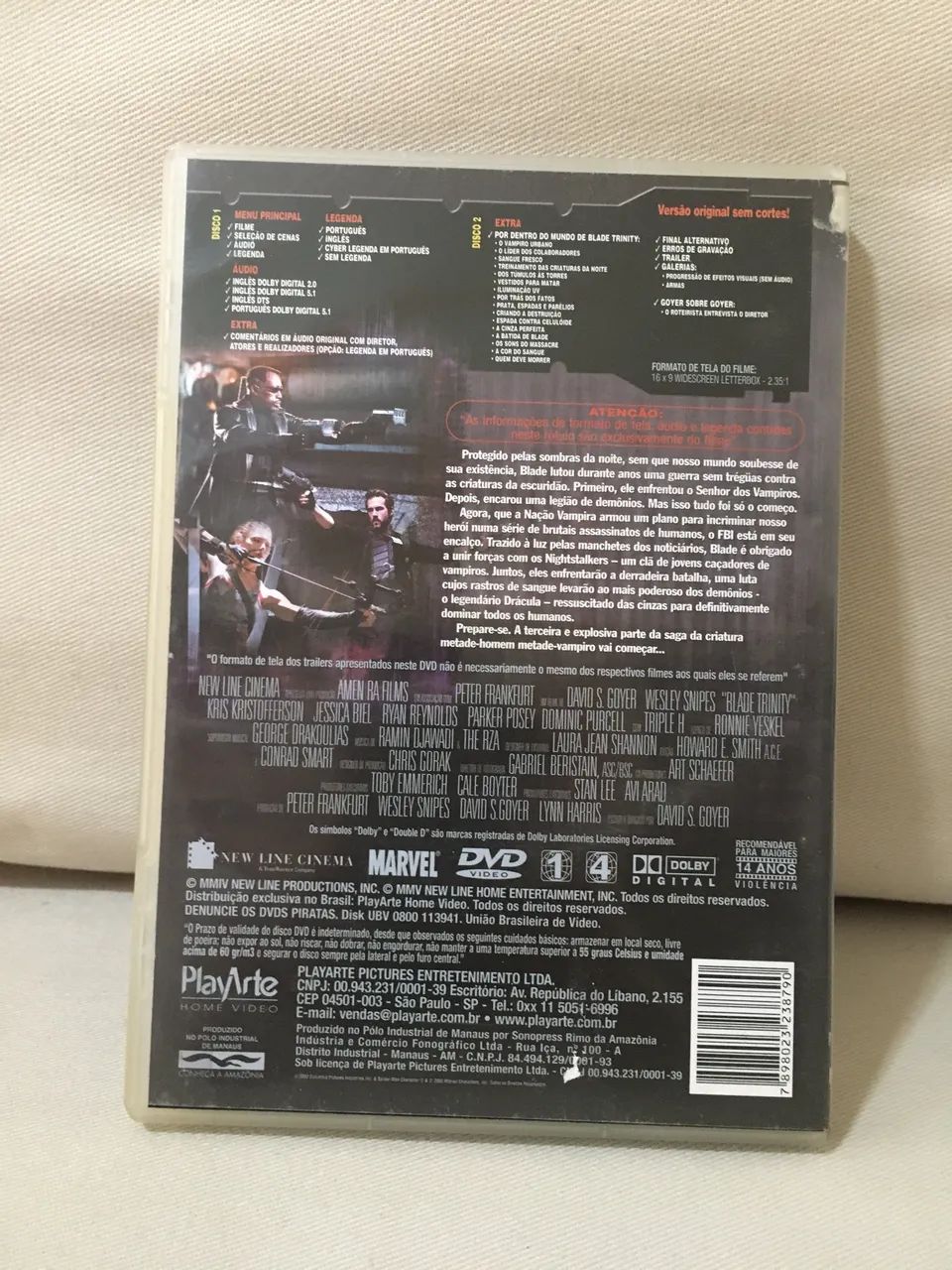 Blade trinity dvd duplo  - Foto 4
