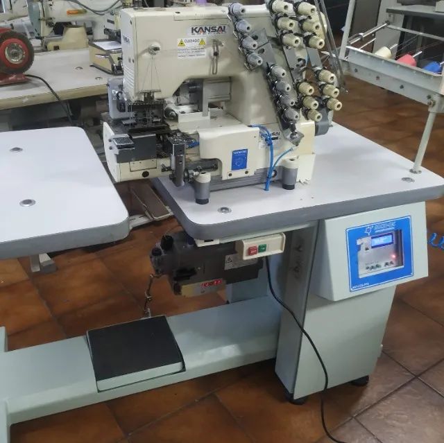 Maquina de Cos Eletrônico Socio Tec 12 Agulhas Revisada - Foto 3