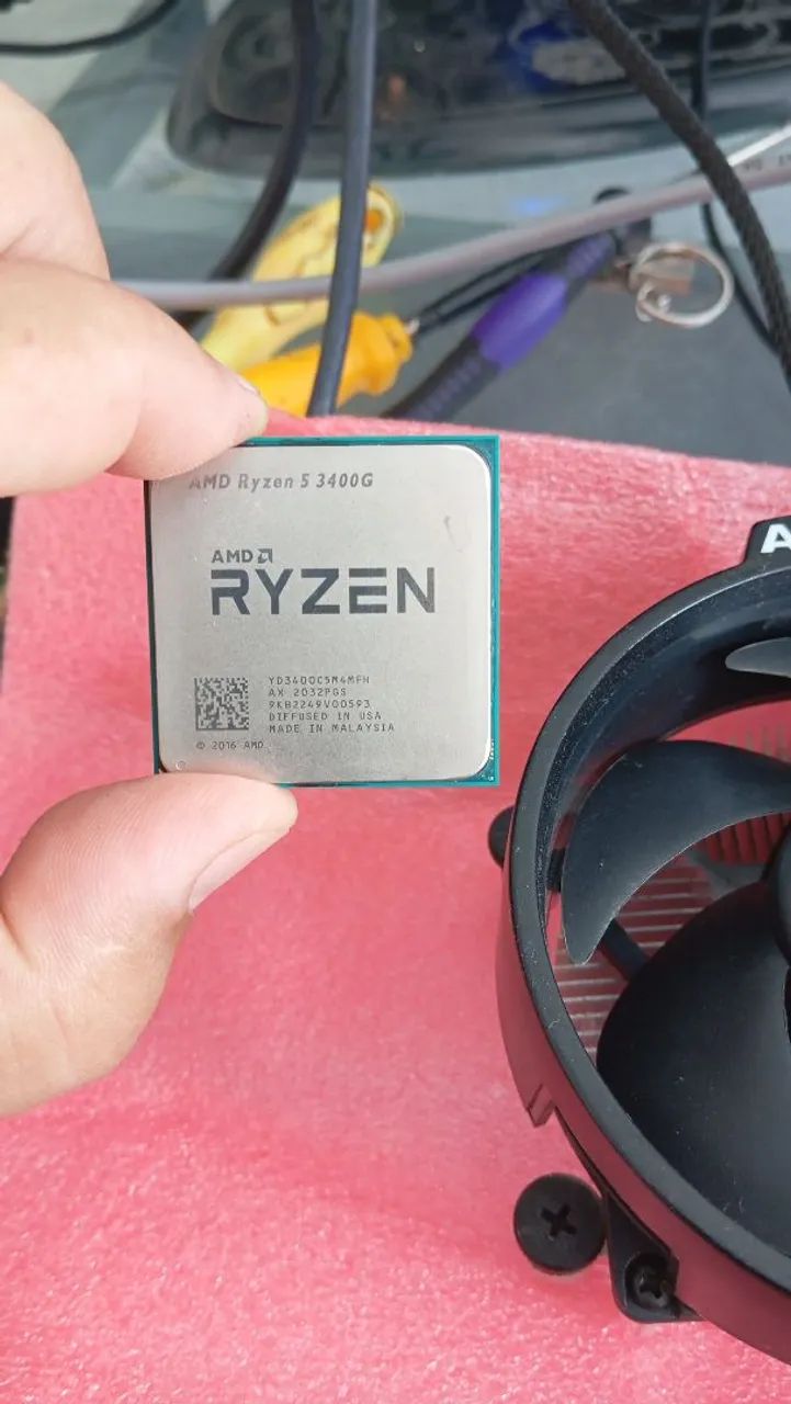 Processador Ryzen 5 3400g + cooler original 