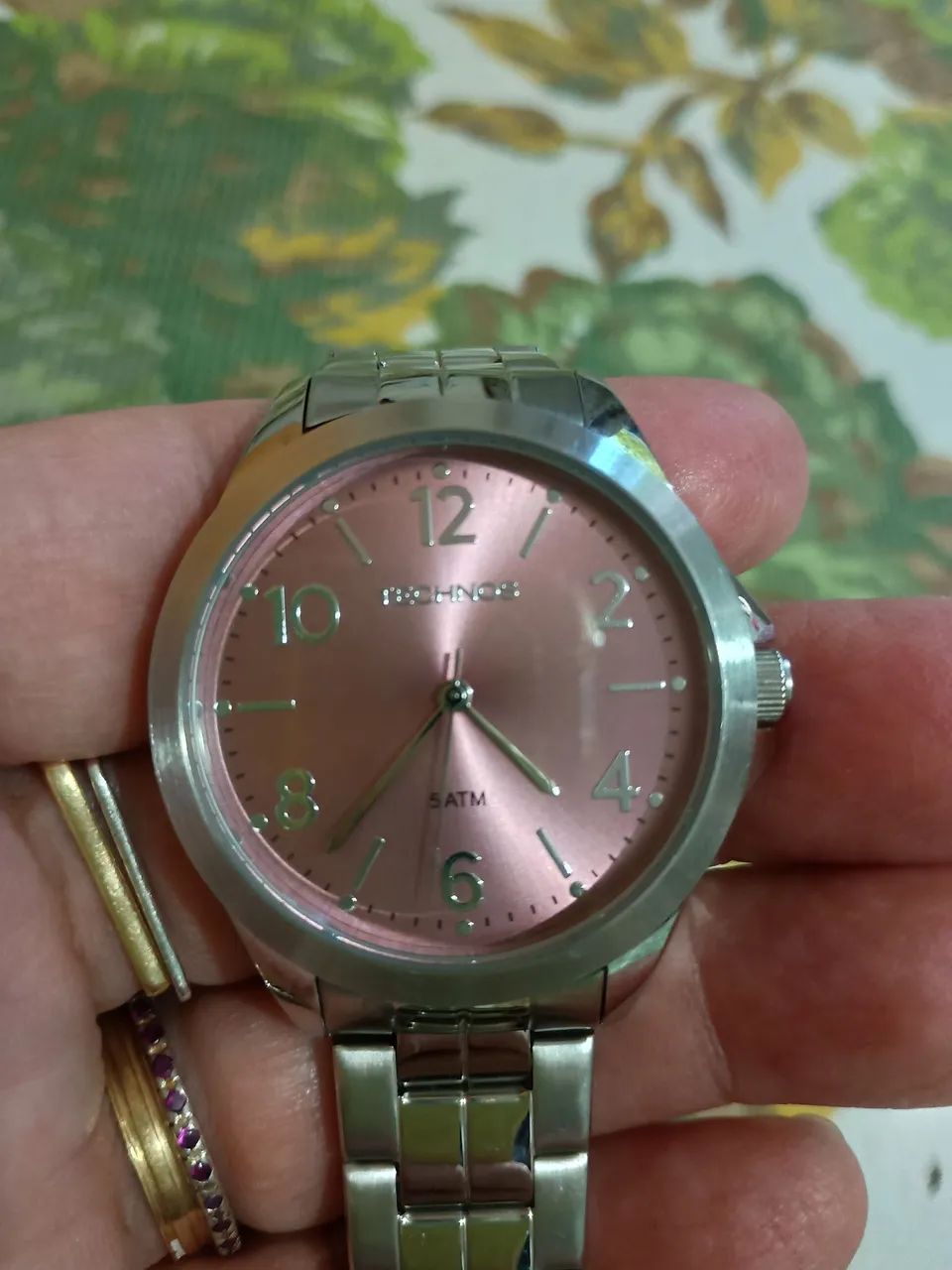 Relógio Feminino de Pulso - mostruário rosa