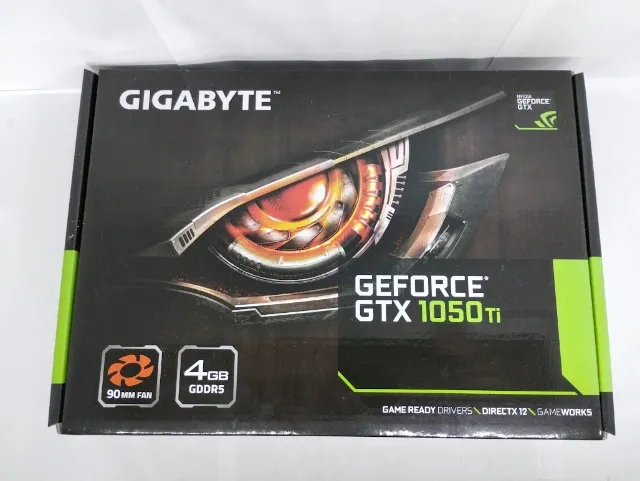 Caixa Vazia: Placa gigabyte geforce gtx 1050 ti
