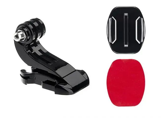 Suporte Para Capacete Com Adesivo 3m Para Câmeras Gopro