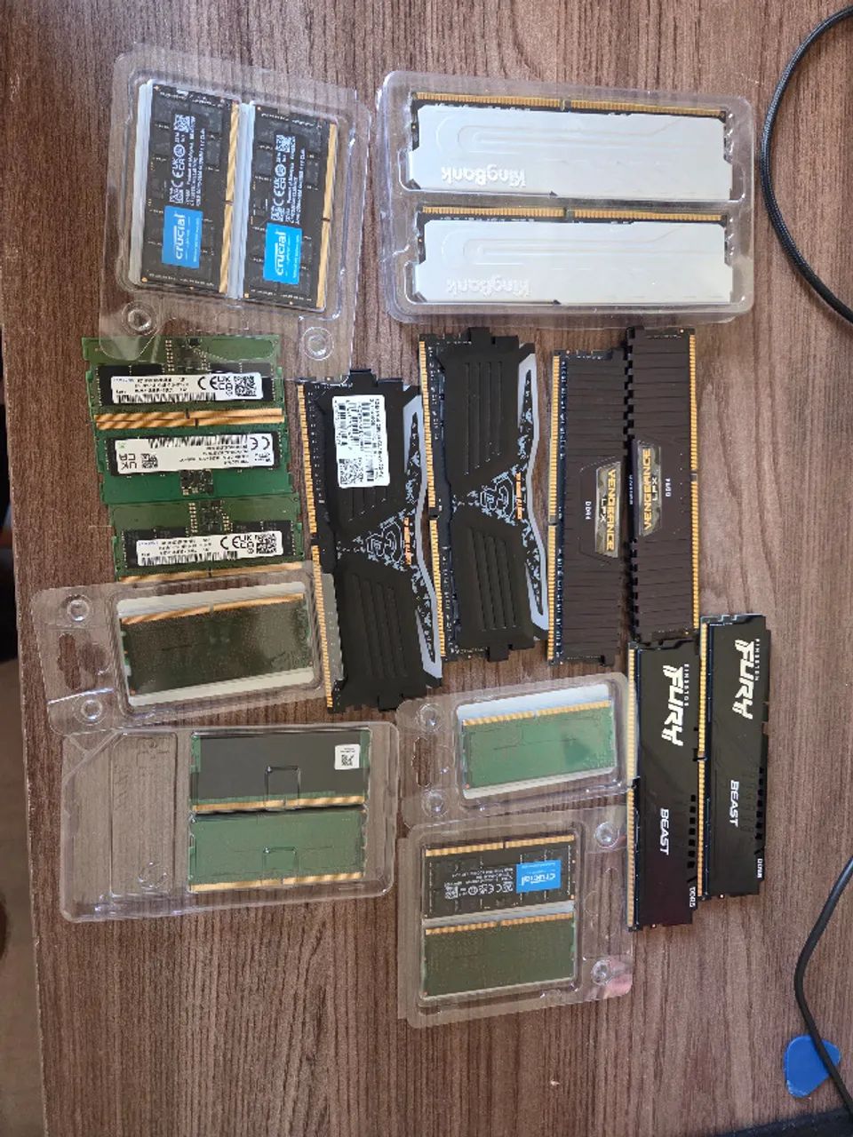 8gb 16gb 32gb Memória RAM DdR5 e DDR4 notebook e Desktop